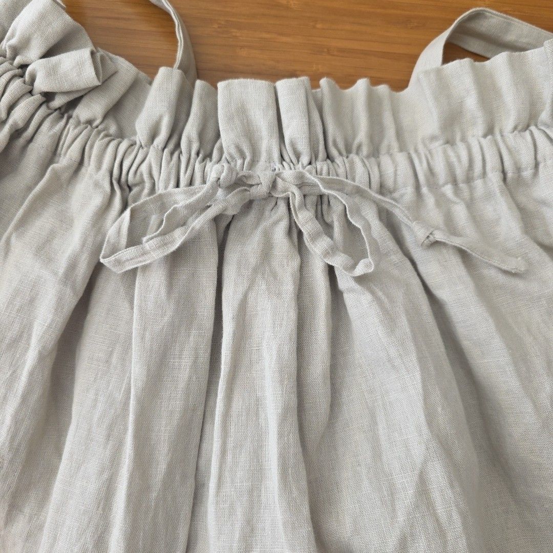 Innika Choo Linen Dress/Skirt In Light Beige — image 8 of 8